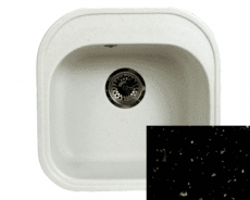 Мойка Fosto KM 48 49 черного цвета