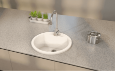 Мойка из кварца FGD 51G в интерьере