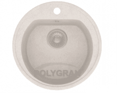 Polygran мойка F-05 белый цвет