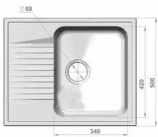 Схема мойка Polygran F-07