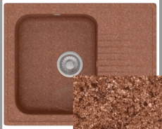 Мойка Полигран  F-07 терракот