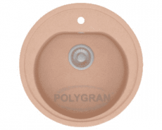Мойка Полигран F 08 цвет бежевый