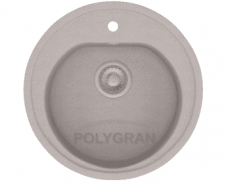 Мойка Polygran F08 серый цвет