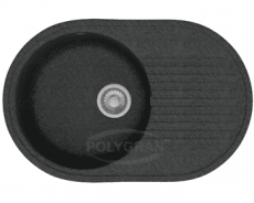 Мойка Polygran F-16 черного цвета