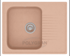 Мойка Полигран F-07 бежевый