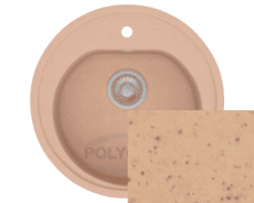 Мойка Polygran F08 бежевого цвета