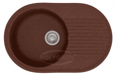 Мойка Polygran F16 коричневый цвет