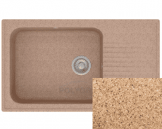 Мойка Polygran F19 цвет песочный