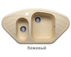 Мойка Polygran f14 бежевая