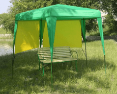 Садовый шатер пятиугольный