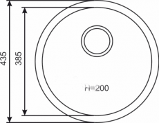 мойка tolero r 104 на схеме с размерами