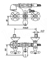 Смеситель Mofem Treff 141-0013-07 схема