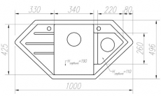 Мойка Tolero R 114 схема