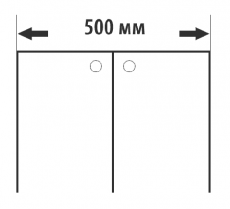 Ширина шкафа 50 см