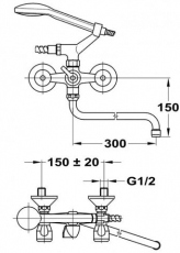 схема смесителя Mofem Metal 145-0009-06