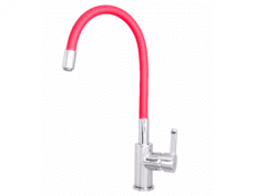 Смеситель для кухни Rubineta Flexy 33 красный