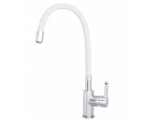 Смеситель для кухни Rubineta Flexy 33 белый