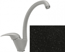 Смеситель с высоким изливом черный Tolero