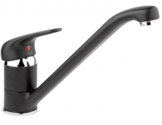 СмесительTolero с низким изливом цвет Черный