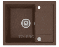 Мойка-Tolero-R-107 коричневый