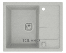 Мойка Tolero-R-107 серый металлик