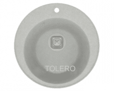 Мойка Tolero-R-108 серый металлик