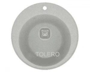 Мойка Tolero-R-108 серый металлик