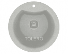Мойка Tolero-R-108E серый металлик