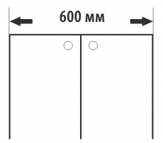Мойка для ширины шкафа