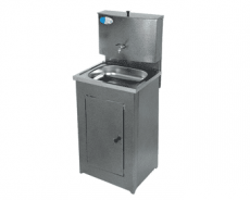 Умывальник Акватэкс Серебро с подогревом и мойкой нержавейка