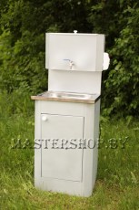 Умывальник дачный с водонагревателем Метлес, белое золото