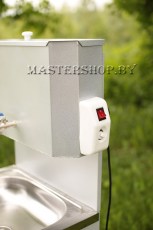 Умывальник дачный с водонагревателем Метлес, белое золото