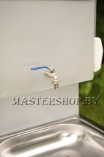 Умывальник дачный с водонагревателем Метлес, белое золото