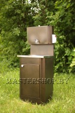 Умывальник дачный с водонагревателем Метлес, бронза