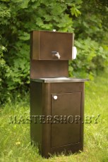 Умывальник дачный с водонагревателем Метлес, бронза