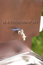 Умывальник дачный с водонагревателем Метлес, античная медь