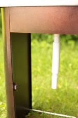 Умывальник дачный с водонагревателем Метлес, античная медь