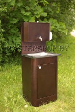 Умывальник дачный с водонагревателем Метлес, античная медь