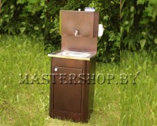 Умывальник дачный с водонагревателем Метлес, античная медь