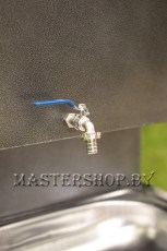 Умывальник дачный с водонагревателем Метлес, античное серебро