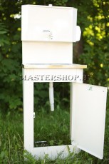 Умывальник дачный с водонагревателем Метлес, белый