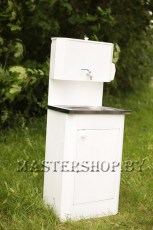 Умывальник дачный с водонагревателем Метлес, белый