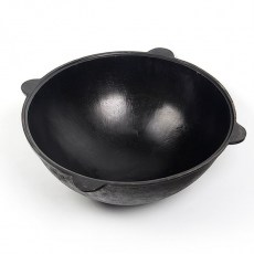 Казан чугунный узбекский круглое дно без крышки