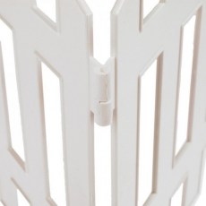 Забор декоративный Ренессанс (белый) конструкция
