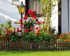 Забор декоративный Ренессанс (шоколад)