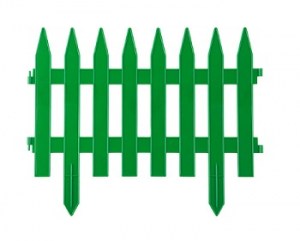 Забор декоративный Готика (зеленый)