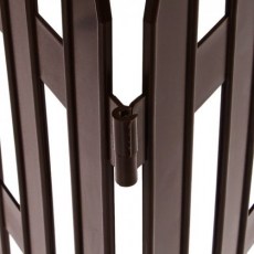 Забор декоративный Готика (шоколад) соединительный узел