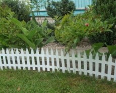 Забор декоративный Готика (белый)