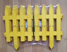 Забор декоративный Готика (желтый)