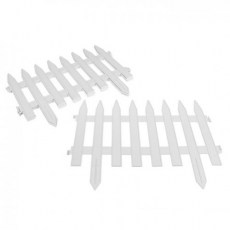 Забор декоративный Готика 3 (белый)